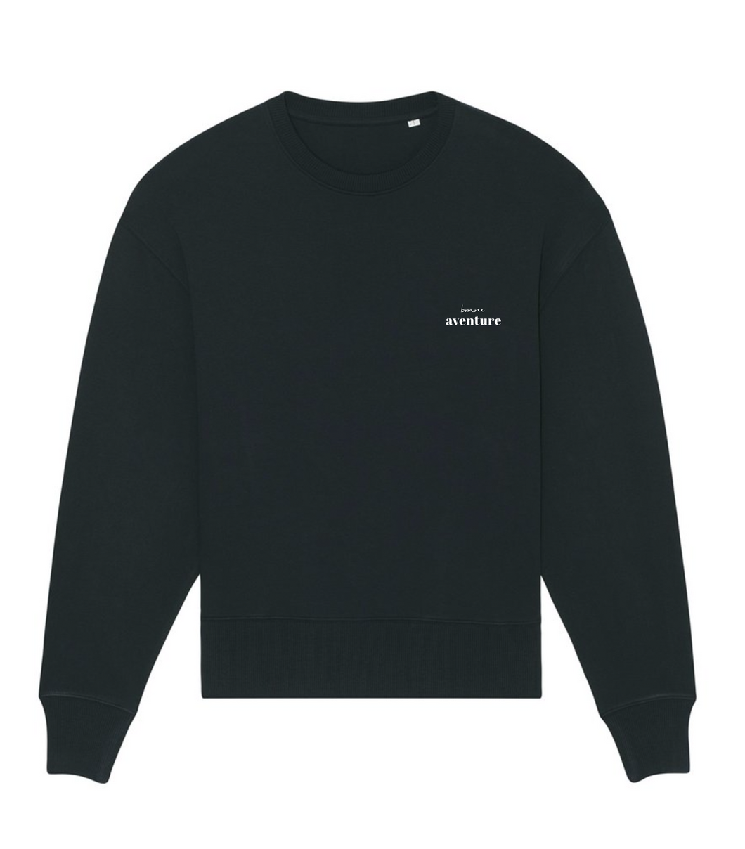 Black Bonne Aventure Oversized Sweatshirt